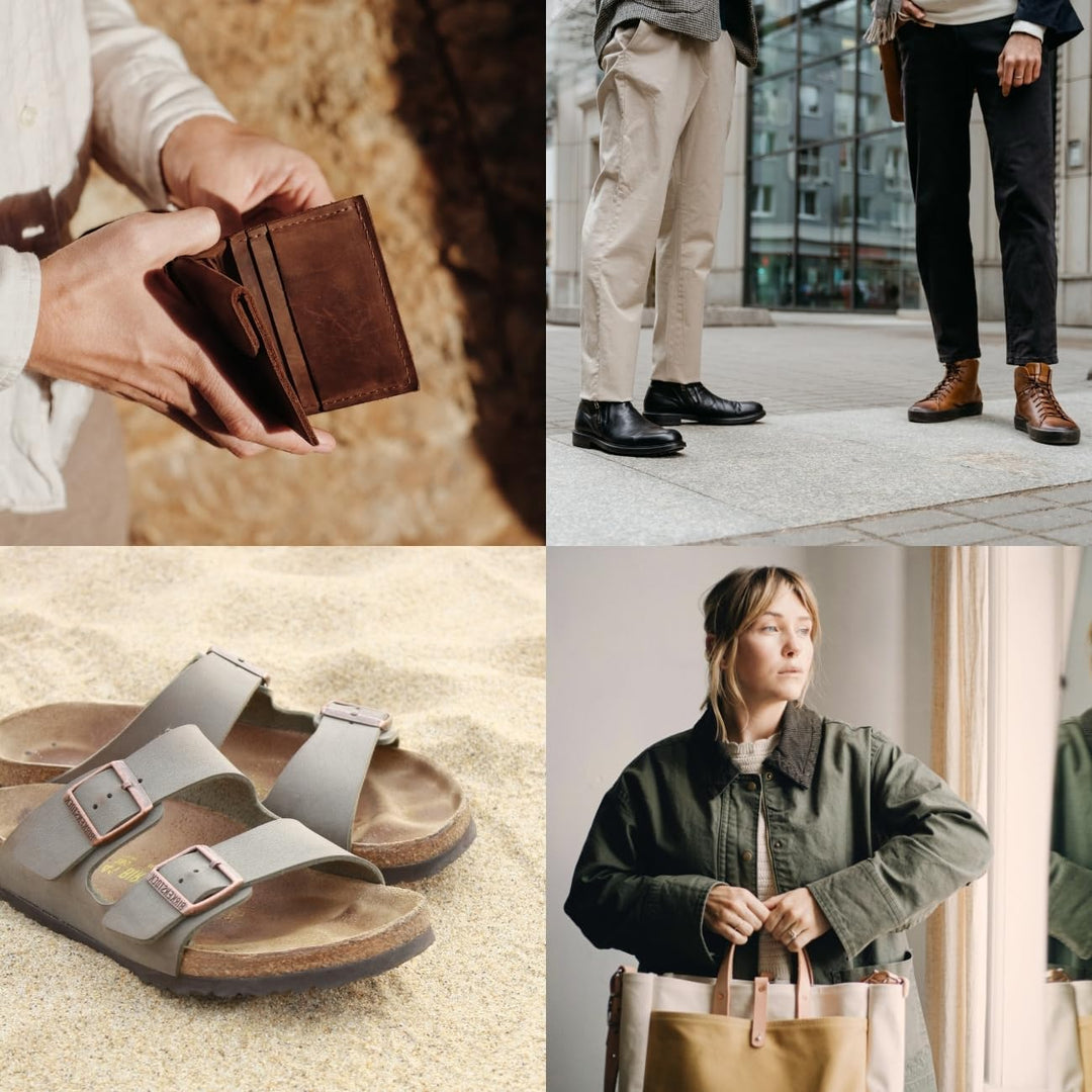Eco Care Set– Schuhpflegeset mit natürlichen Inhaltsstoffen inkl. tiefenwirksamer Schuhreiniger, rei