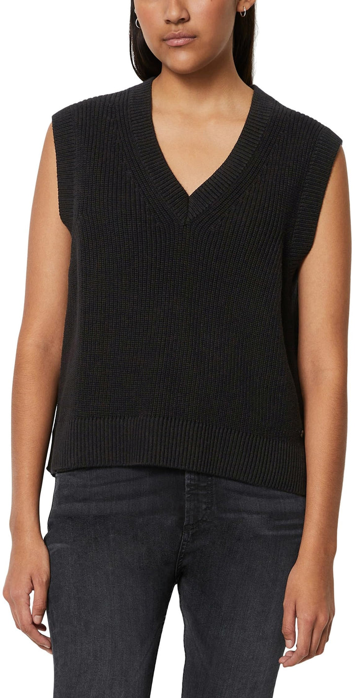 Marc O'Polo Damen Pullunder XL Schwarz, XL Schwarz