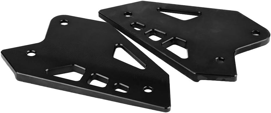 Motorrad Fussstütze Fussrastenschutz, Fersenschutzabdeckung für Kawasaki Z900 2017-(Schwarz)