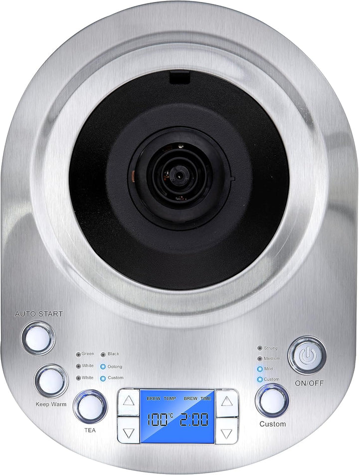 alpina Wasserkocher mit Teekorb – 1,7 l – 2200 W – Elektrischer Wasserkocher – Teekocher – Temperatu