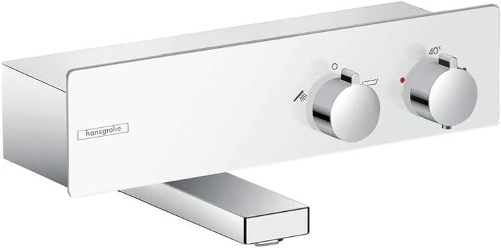 hansgrohe Wannenthermostat ShowerTablet 350 Aufputz, Weiss/Chrom Weiss/Chrom 350mm Wanne, Weiss/Chro