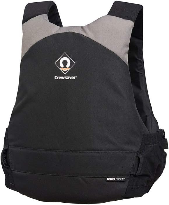 Crewsaver Pro Sz Seitliche Reissverschluss Schwimmhilfe 2023 - Schwarz/Grau S/M, XL