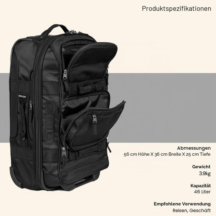 OGIO 2023 Layover Bag Black Pindot, Black Pindot