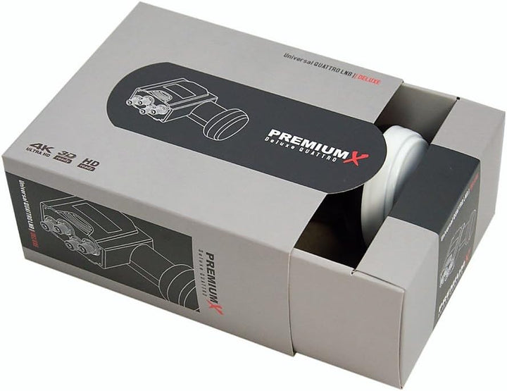 Premium X Deluxe Quattro LNB SAT Mehr-Teilnehmer für Multischalter Digital Satelliten Signalumsetzer