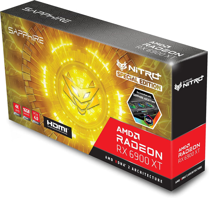 Sapphire Nitro+ RADEON RX 6900 XT SE Gaming OC 16GB GDDR6 HDMI 3XDP Single, Single