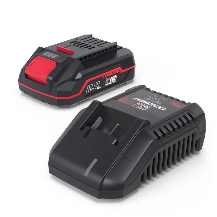 Güde Ladegerät & Akkupack Starter-Kit LGAP 18-3020 P (18 V Li-Ion, 2 Ah Akkupack & 3A Schnellladeger