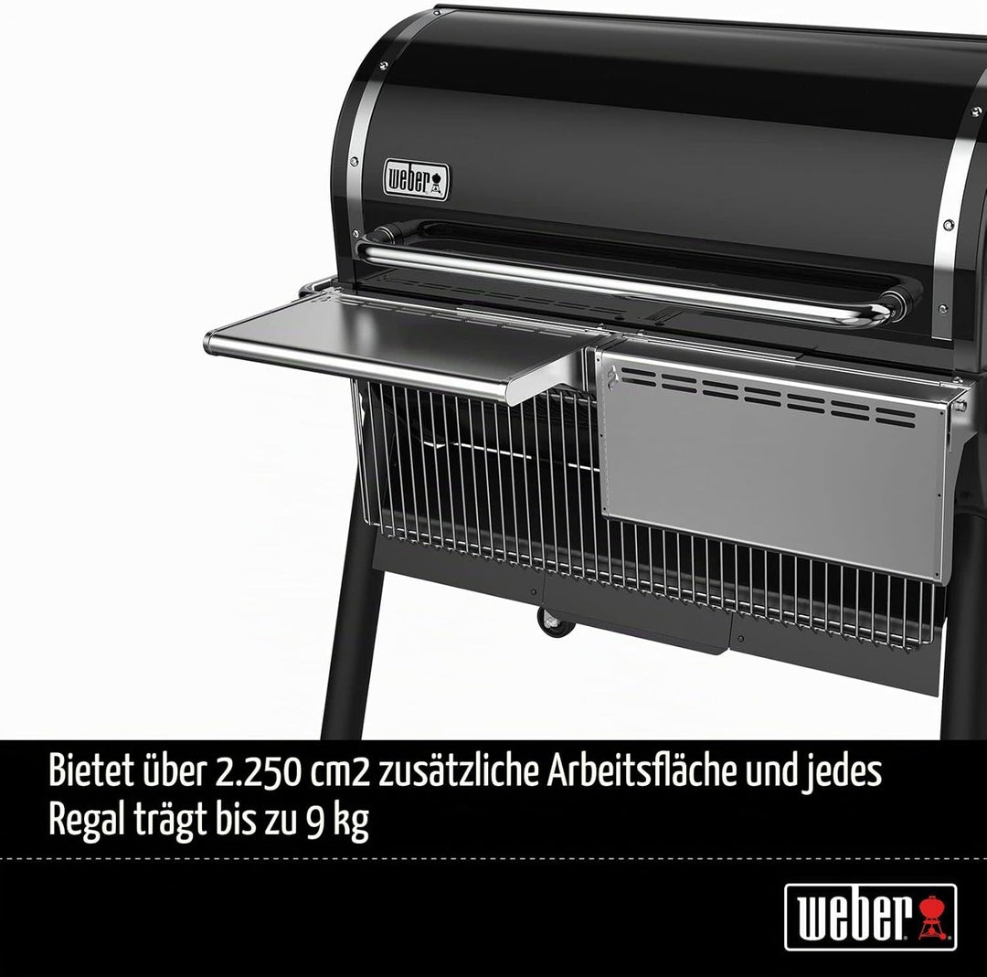 Weber SmokeFire EX6 - EPX6 Fronttisch - abklappbar, zusätzliche Ablagefläche für Grillgut, einfache