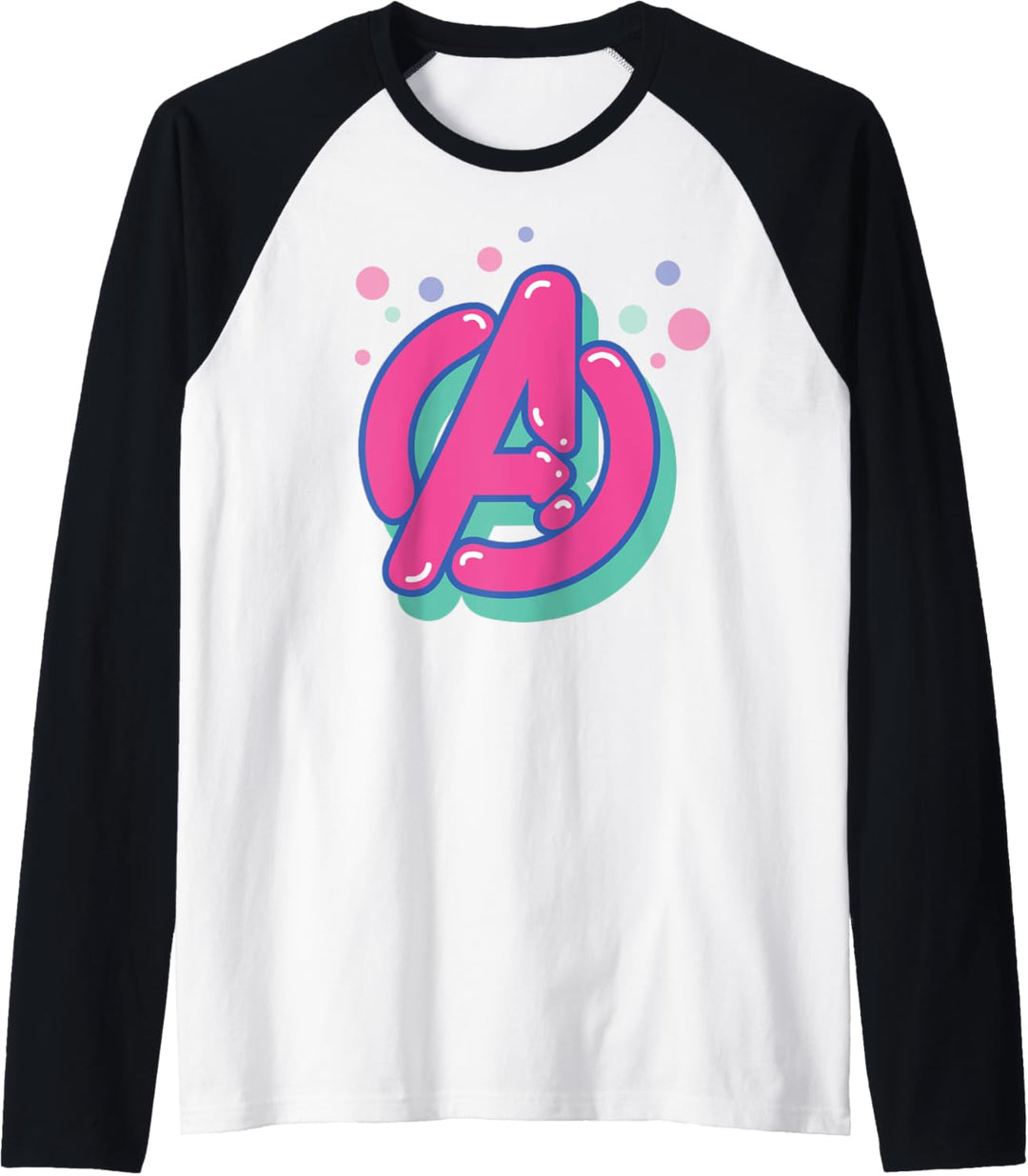 Marvel Avengers Bubble Pop Chest Logo Raglan
