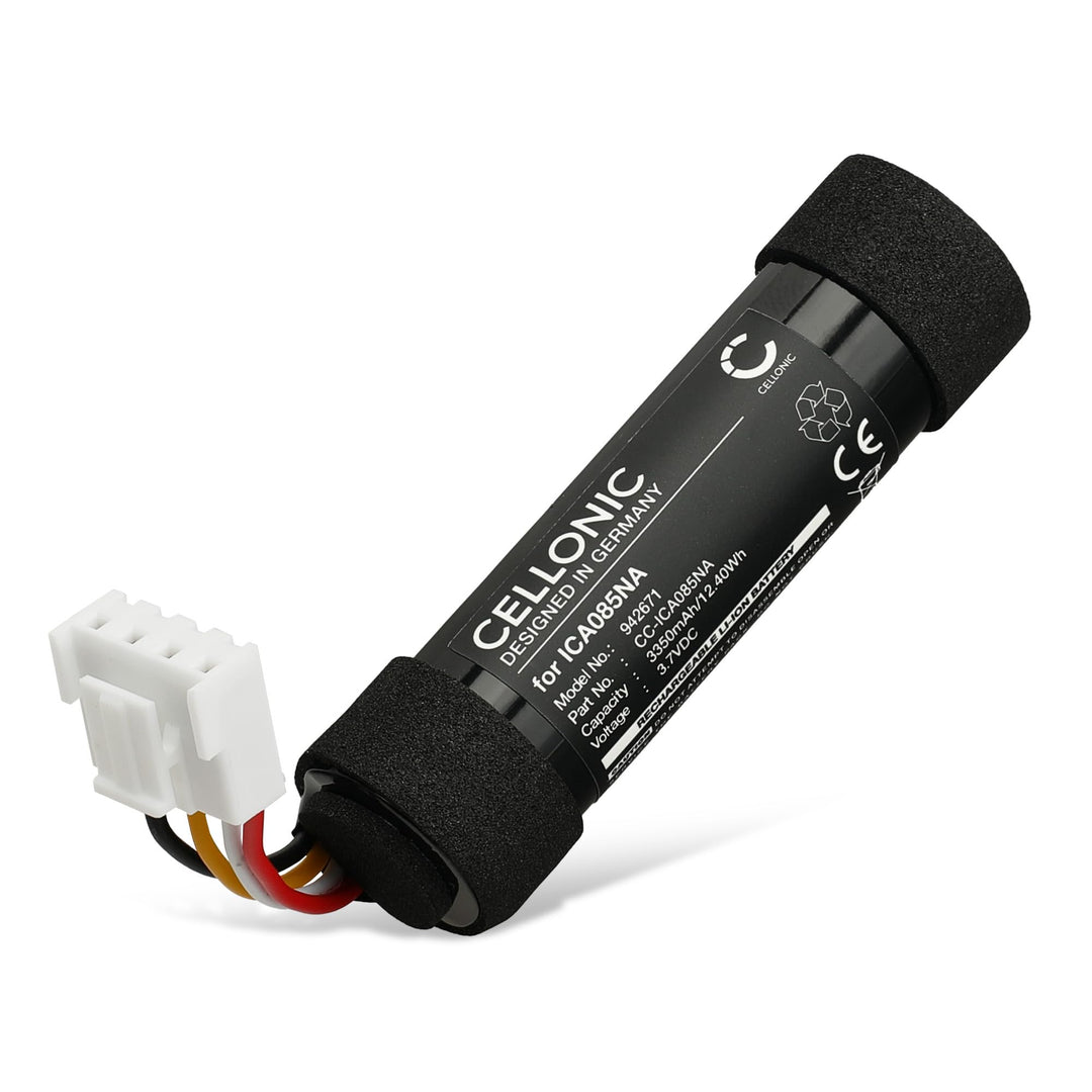 CELLONIC, Lautsprecherakku kompatibel mit JBL Flip Essential 2 (3350mAh, 3.7V) Ersatzakku ICA085NA