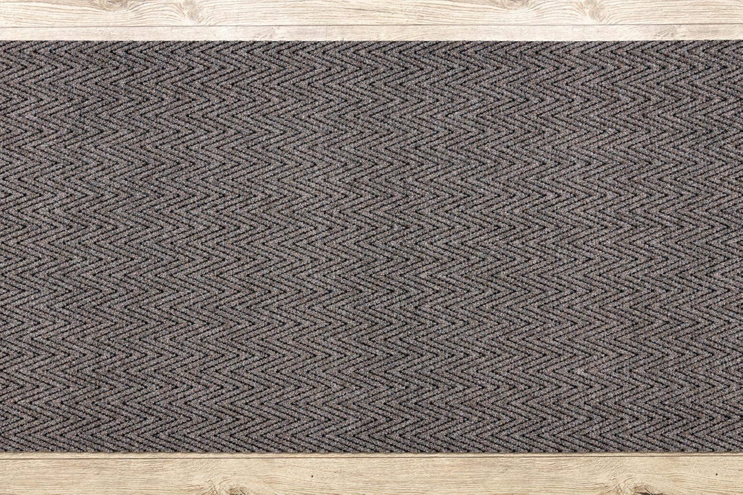 Runner - Türmatte rutschfest Magnus 1951 Zigzag Outdoor, Indoor beige 100x440 cm 100 x 440 cm Magnus