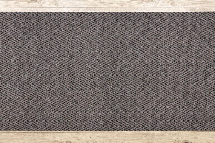Runner - Türmatte rutschfest Magnus 1951 Zigzag Outdoor, Indoor beige 100x440 cm 100 x 440 cm Magnus