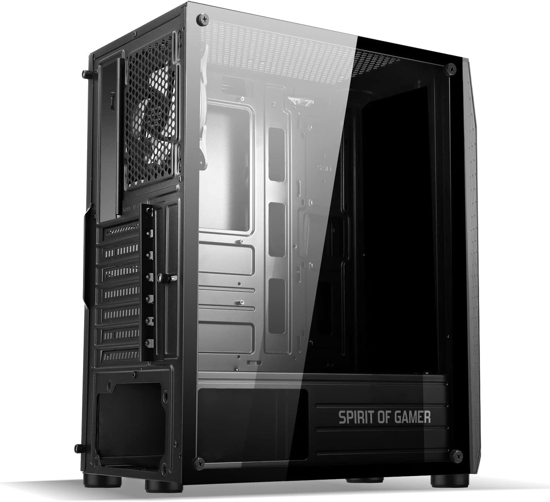 SPIRIT OF GAMER - Rogue VI - PC Gamer ATX/Matx/ITX Gehäuse - Frontplatte Und Gehärtete Glaswand - 4