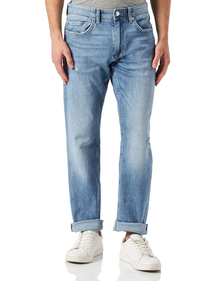 s.Oliver Herren Pants 36W / 32L Light Blue Stretch, 36W / 32L Light Blue Stretch