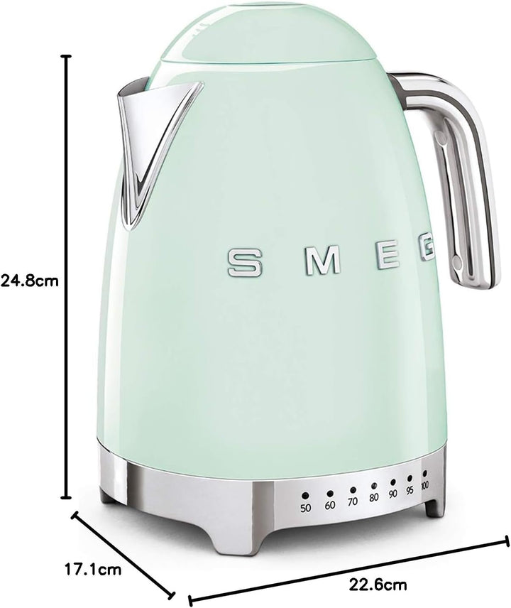 SMEG - Chaleira KLF04PGEU, Pastellgrün, Pastellgrün
