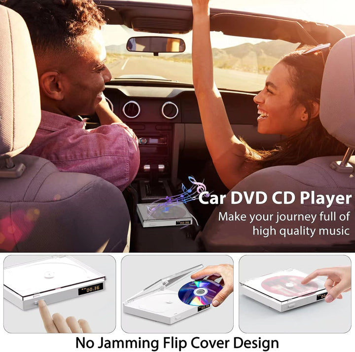 Maite Mini DVD Player Tragbar, Regionen Free mit 1080P HDMI-Anschluss/AV-Ausgang, NTSC/PAL, DVD-Play