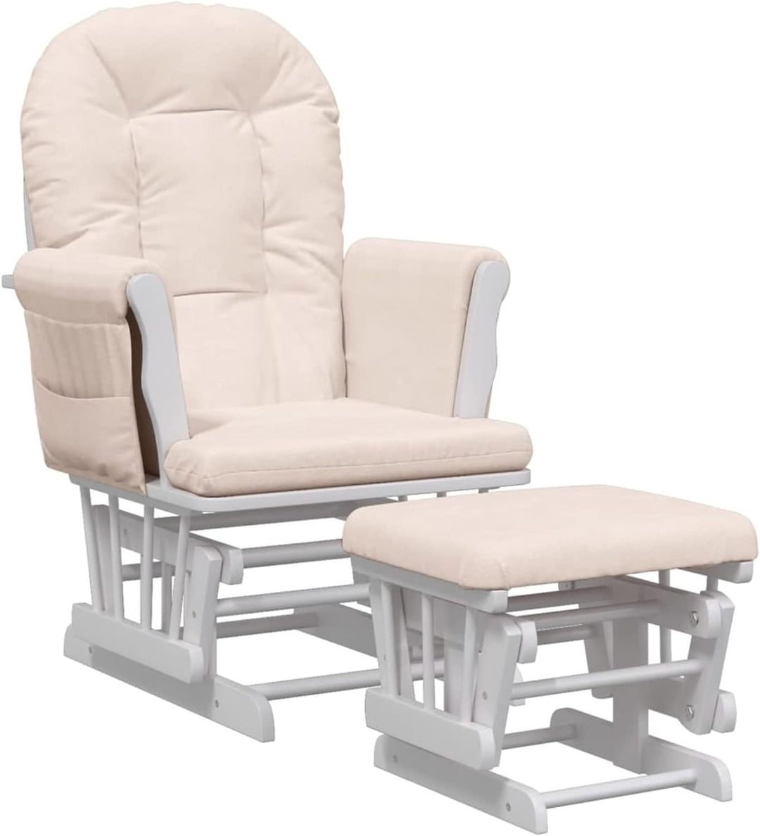 Tidyard Schaukelsessel mit Hocker Relaxsessel Schaukelstuhl Relaxstuhl Schwingsessel Sessel Stuhl St