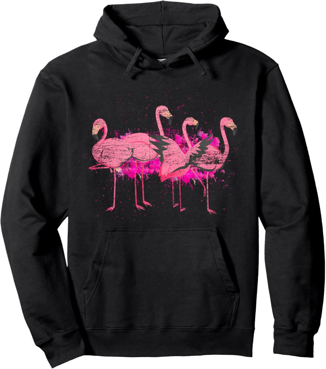 Sommerurlaub Zoo Tier Geschenk Flamingo Pullover Hoodie