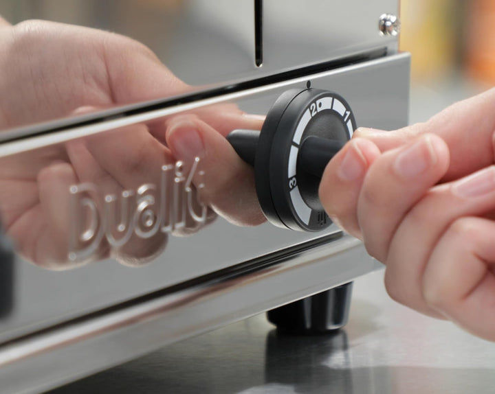 Dualit Catering Toaster 4 Scheiben, ProHeat-Heizelemente, Edelstahlgehäuse