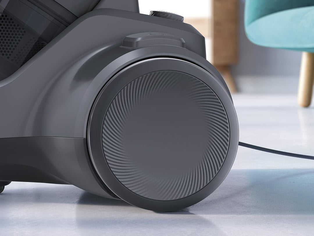 Electrolux Ec41-4T Ease C4 beutelloser Staubsauger, 750 W, 80 Dezibel, Stahl, Schwarz, 1,8 Liter