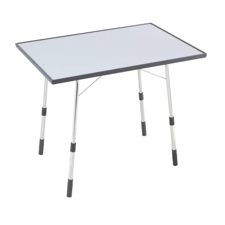 Lafuma Mobilier Klappbarer, höhenverstellbarer Gartentisch, Wetterfest, California, carbon (grau), 9