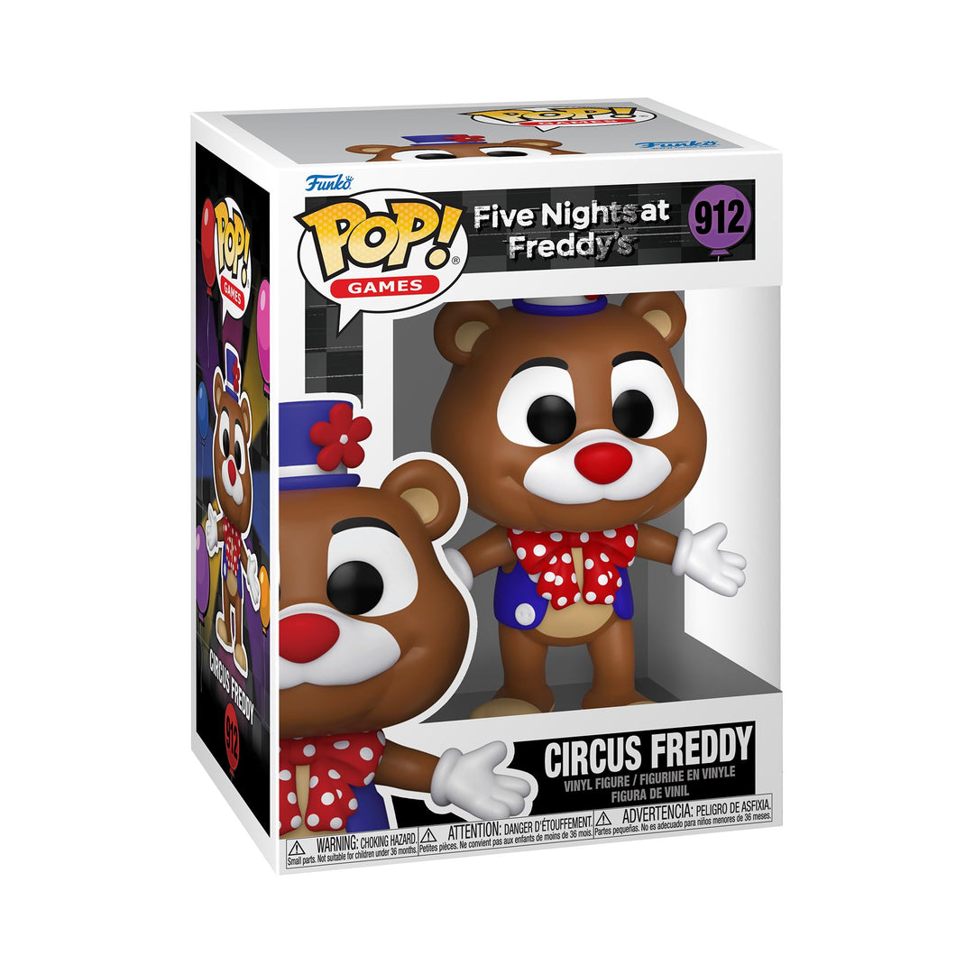 Funko Pop! Games: Five Nights at Freddy's (FNAF) SB - Circus Freddy Fazbear - Vinyl-Sammelfigur - Ge