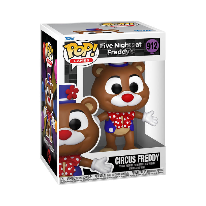 Funko Pop! Games: Five Nights at Freddy's (FNAF) SB - Circus Freddy Fazbear - Vinyl-Sammelfigur - Ge