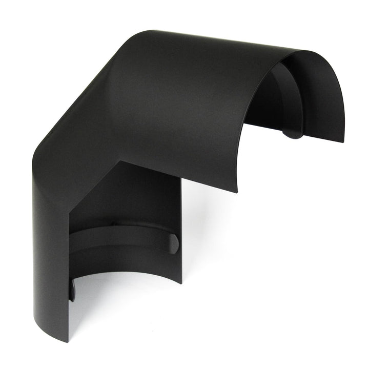 raik SH095-150-sw Raik Rauchrohrbogen/Ofenrohr 150mm - Thermoschild 90° schwarz