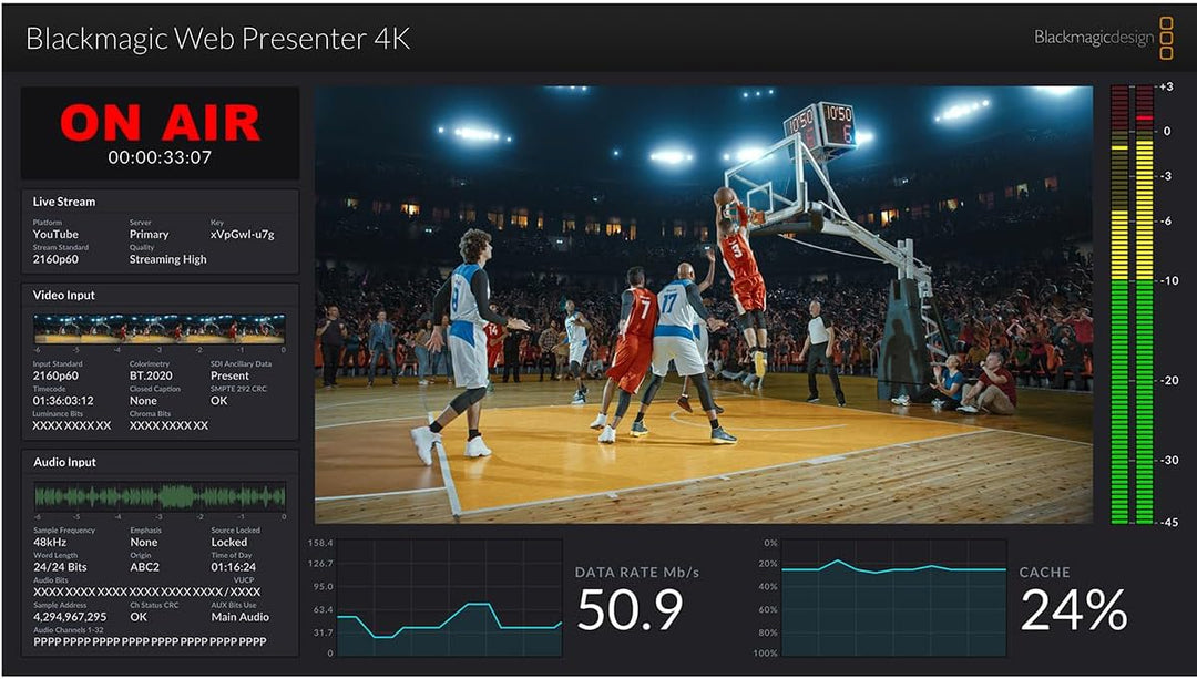 Blackmagic Design Web Presenter 4K, BDLKWEBPTR4K