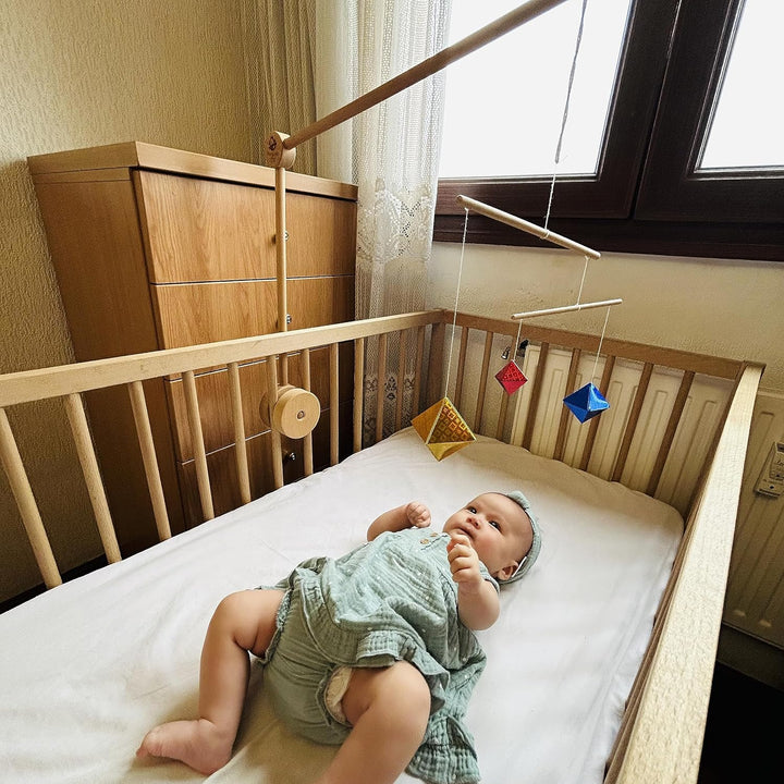 Montessori Mobile Set G, Munari, Oktaeder in mehreren Grössen, Grün Tänzer Ⅱ, Set G