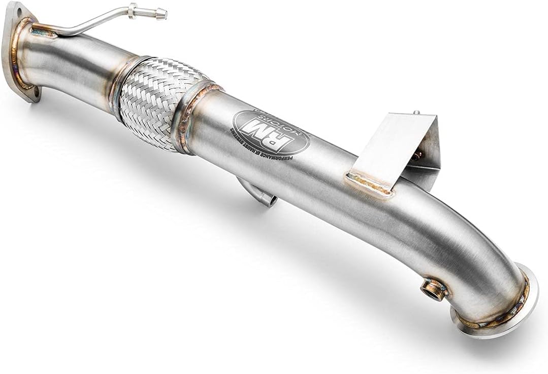 RM Motors Downpipe Rohr Decat kompatibet mit Focus ST Mk3 2.0T 2014 2015 2016 2017 2018 2019 2020 20