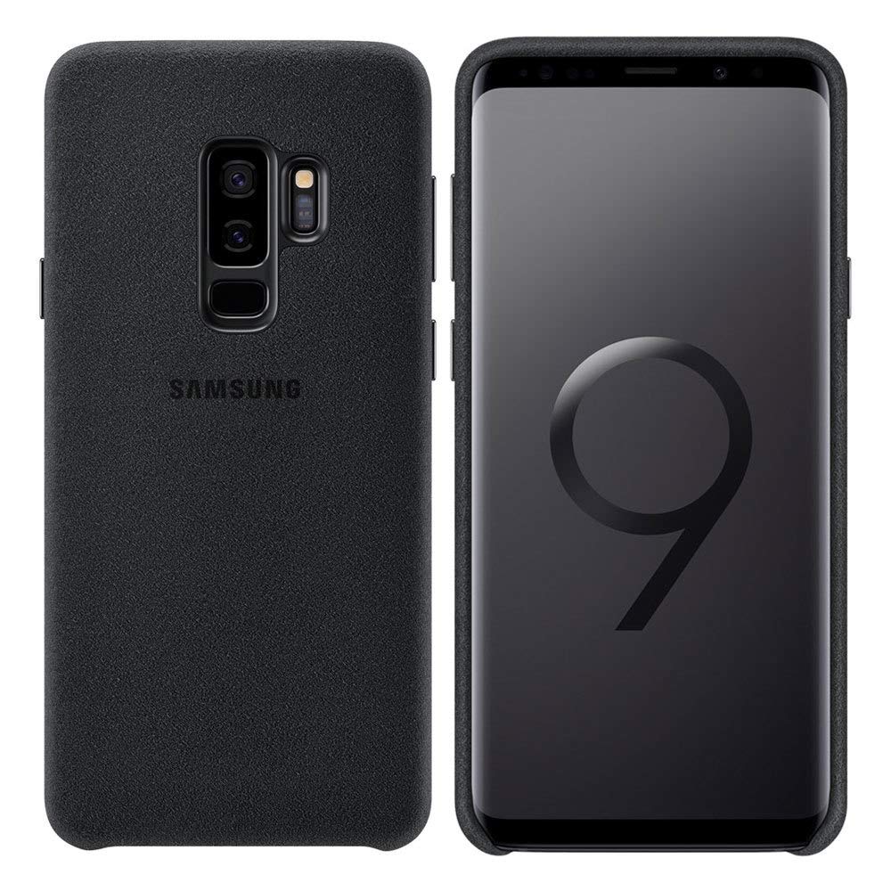 Samsung Alcantara Cover (EF-XG965) für das Galaxy S9+, Schwarz