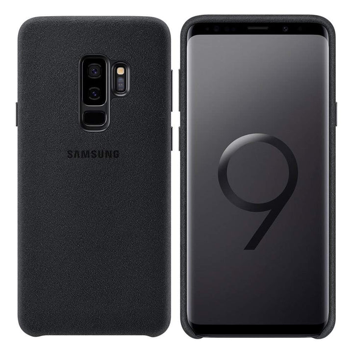 Samsung Alcantara Cover (EF-XG965) für das Galaxy S9+, Schwarz