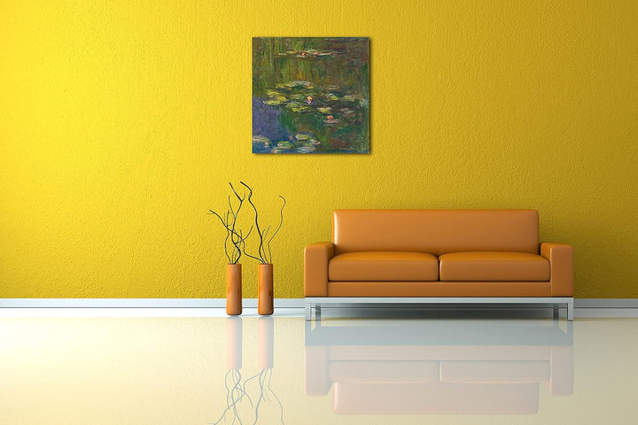 Printed Paintings Leinwand (60x60cm): Claude Monet - Der Seerosenteich 60x60 cm, 60x60 cm