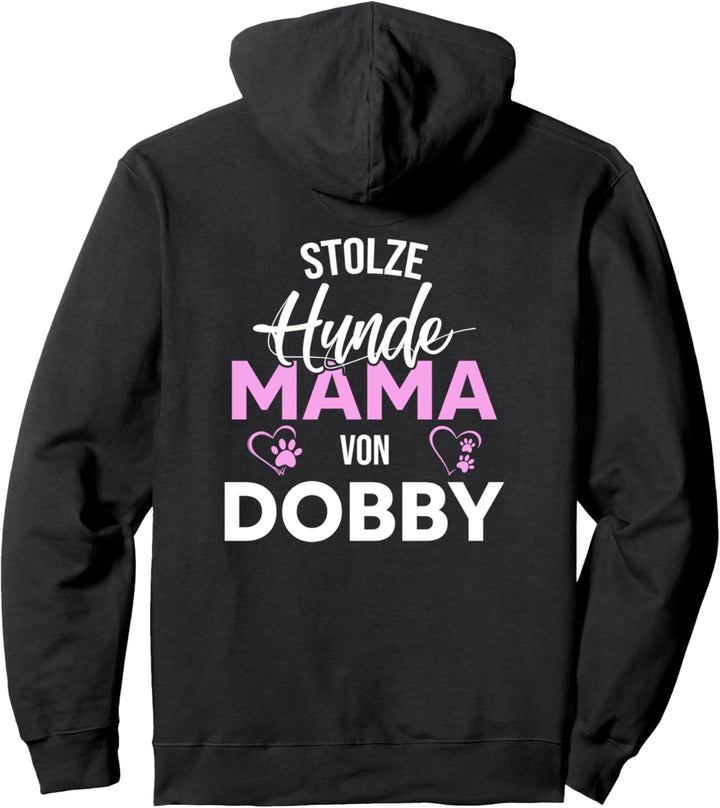 Stolze Hundemama von Dobby Hund Frauchen Pullover Hoodie