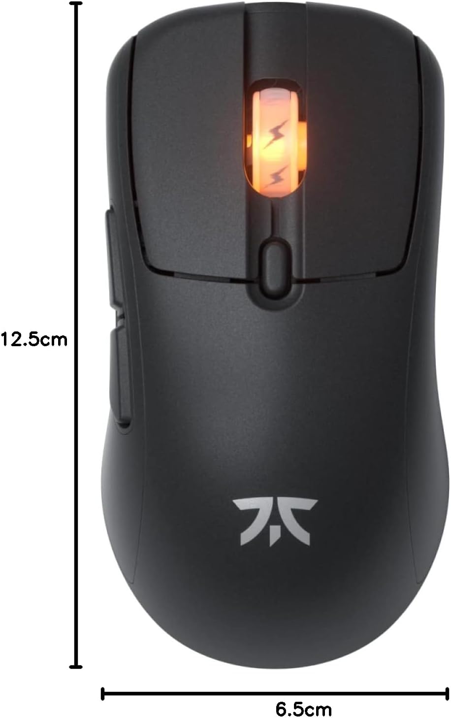 Fnatic BOLT Schwarz kabellose Gaming Maus – Pixart 3370 Sensor, 67g, WiFi & Bluetooth Akkulaufzeit 1