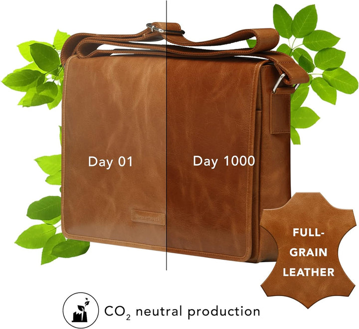 dbramante1928 - Marselisborg Arbeitstasche Herren Laptoptasche 14 Zoll - Business Taschen Herren - U