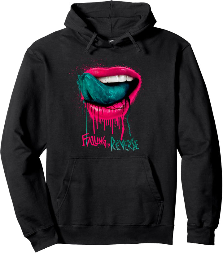Falling In Reverse – Offizieller Merchandise-Artikel – Lippen Pullover Hoodie