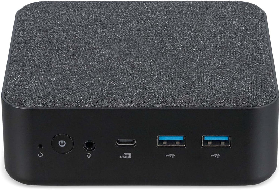 Acer Veriton NUC | N100 | RAM: 8GB | SSD: 250GB | Mini PC | Schwarz | Stoffdeckel | Windows 11 Pro |