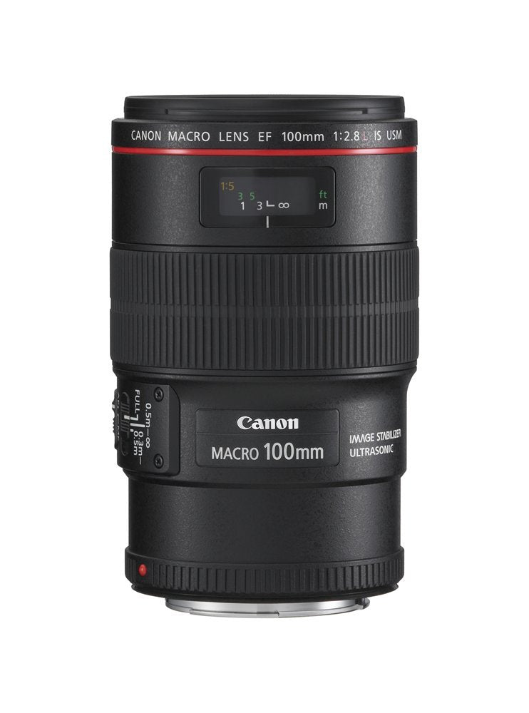 Canon EF 100mm F2.8 L IS USM Macro-Objektiv (67mm Filtergewinde, bildstabilisiert) schwarz Single, S