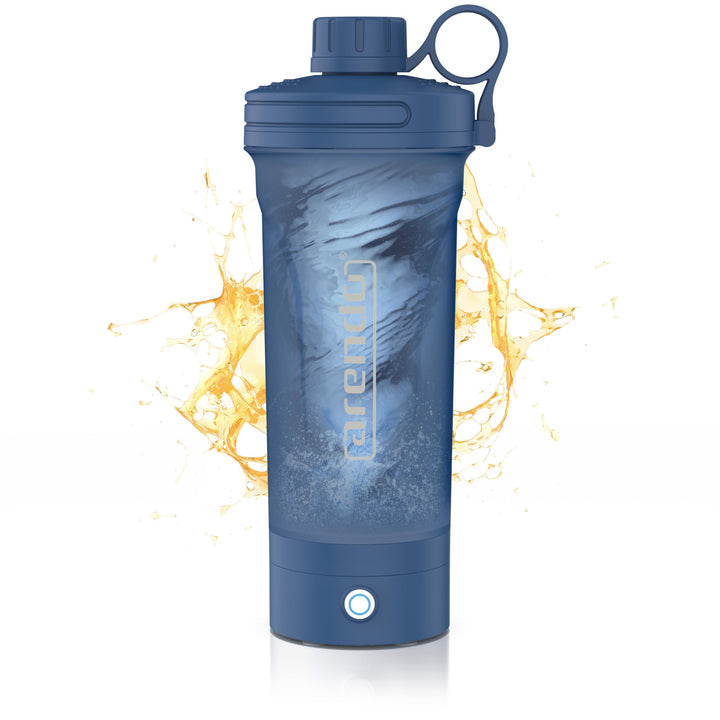 Arendo - Eiweiss Shaker elektrisch 700ml – Protein Shaker mit Akku - BPA frei – Drink Mixer to Go –