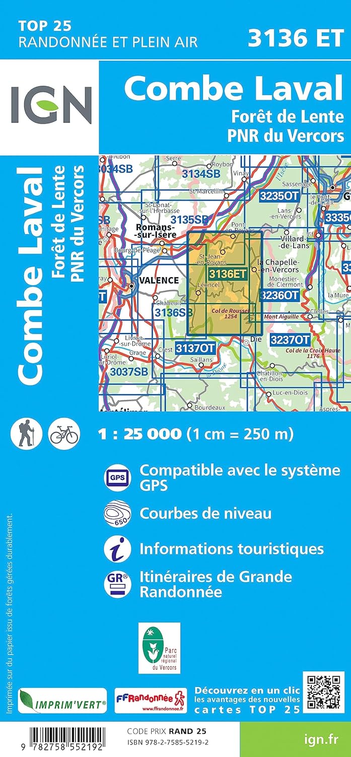 3136ET Combe Laval (TOP 25), Karte