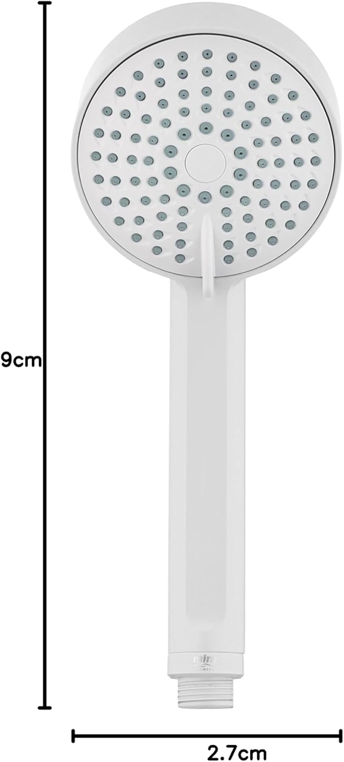 Mira, Beat Four Spray Duschkopf, 2.1703.010, 9 cm, weiss, Chrom, chrom, weiss/chrom, 9 cm Weiss / Ch