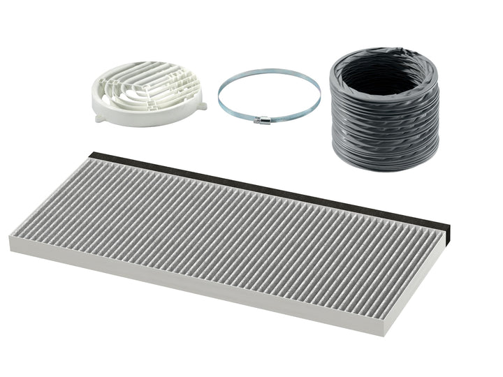 Neff Z51ITI2X4, Dunstabzugshaubenzubehör, Starterset für Umluftbetrieb für Flachschirmhauben Single,
