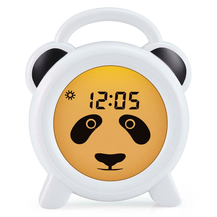 Alecto BC100PANDA Wecker Kinder - Kinderwecker USB Aufladbar - Kinder Wecker mit Nachtlicht - Schlaf