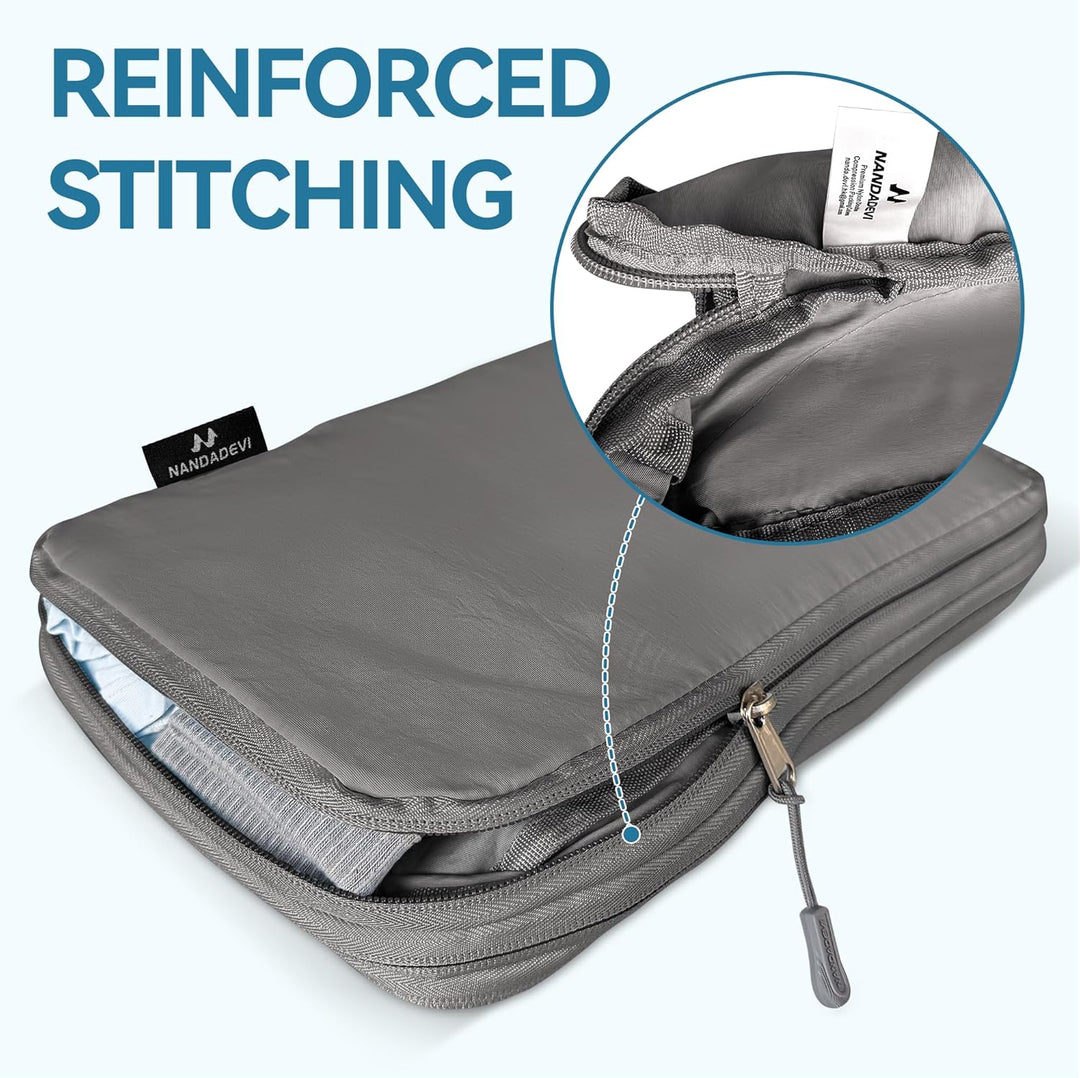 NANDADEVI Koffer Organizer, Packing Cubes, Reise Gadgets Travel Essentials Kofferorganizer für Koffe