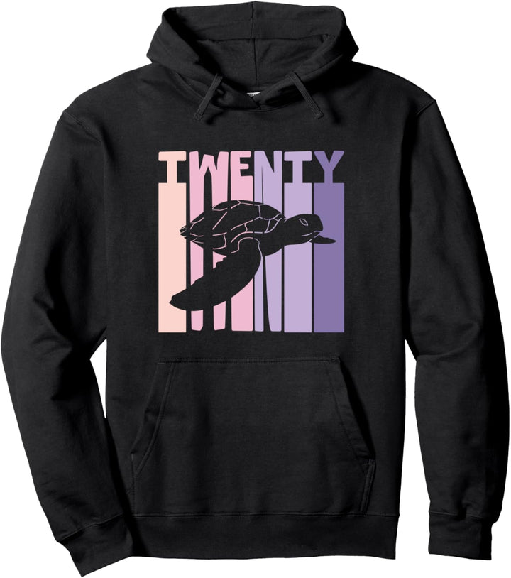 20. Geburtstag Geschenk Schildkröte 20 Jahre Mädchen Pullover Hoodie