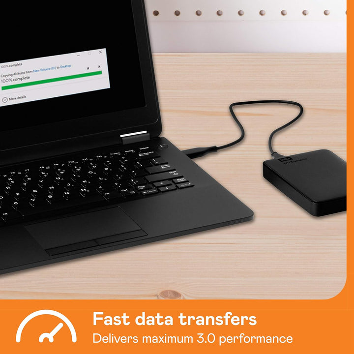 WD Elements Portable externe Festplatte 1 TB (mobiler Speicher, USB 3.0-Schnittstelle, Plug-and-Play