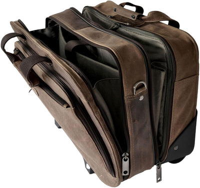 HAROLD'S Antico Business-Trolley Leder 43 cm Laptopfach