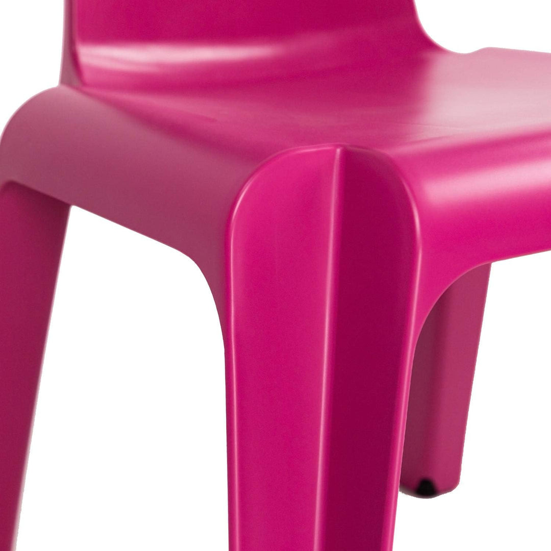 Metra Stapelstuhl, Kunststoff Stuhl Stapelbar Authentics Wait robust versch.Farben pink Rosa, Rosa