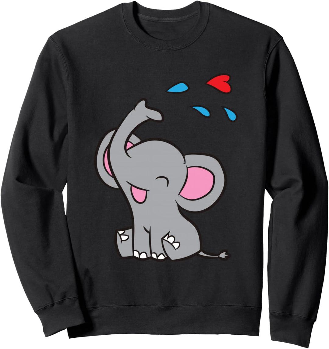 Niedlicher Elefant Jungen Mädchen Kinder Baby Elefant Sweatshirt